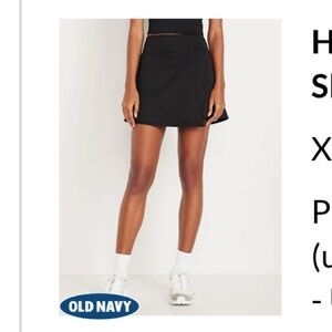 Old Navy High-Waisted PowerSoft Faux-Wrap Skort